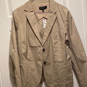 Talbots Khaki Blazer 8